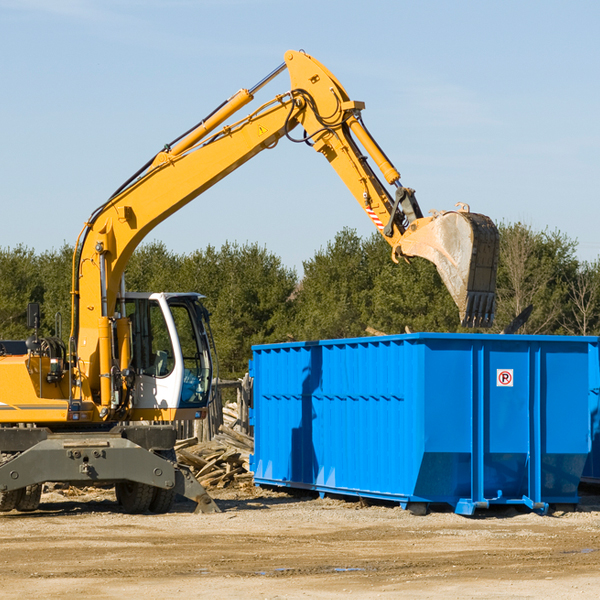 are there any restrictions on where a residential dumpster can be placed in Whitehall Michigan